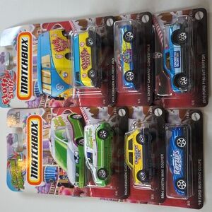 Matchbox Cars - Candy Series - Complete Collection Cars 1 To 6